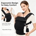 thumbnail image 2 of Baby Carrier - Ergonomic, Cozy and Lightweight Carrier for 7-42lbs, Effortless to Put On, Ideal for Hands-Free Parenting,multifunctional children's baby carrying tool, 2 of 5