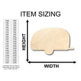 thumbnail image 2 of Unfinished Wood Camping Trailer Shape - Craft - up to 46" DIY 46" / 3/4", 2 of 3