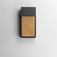 thumbnail image 5 of Maxim Lattice 54804RABK LED Outdoor Wall Sconce Light Fixture - Rattan, Black (OPEN BOX), 5 of 5