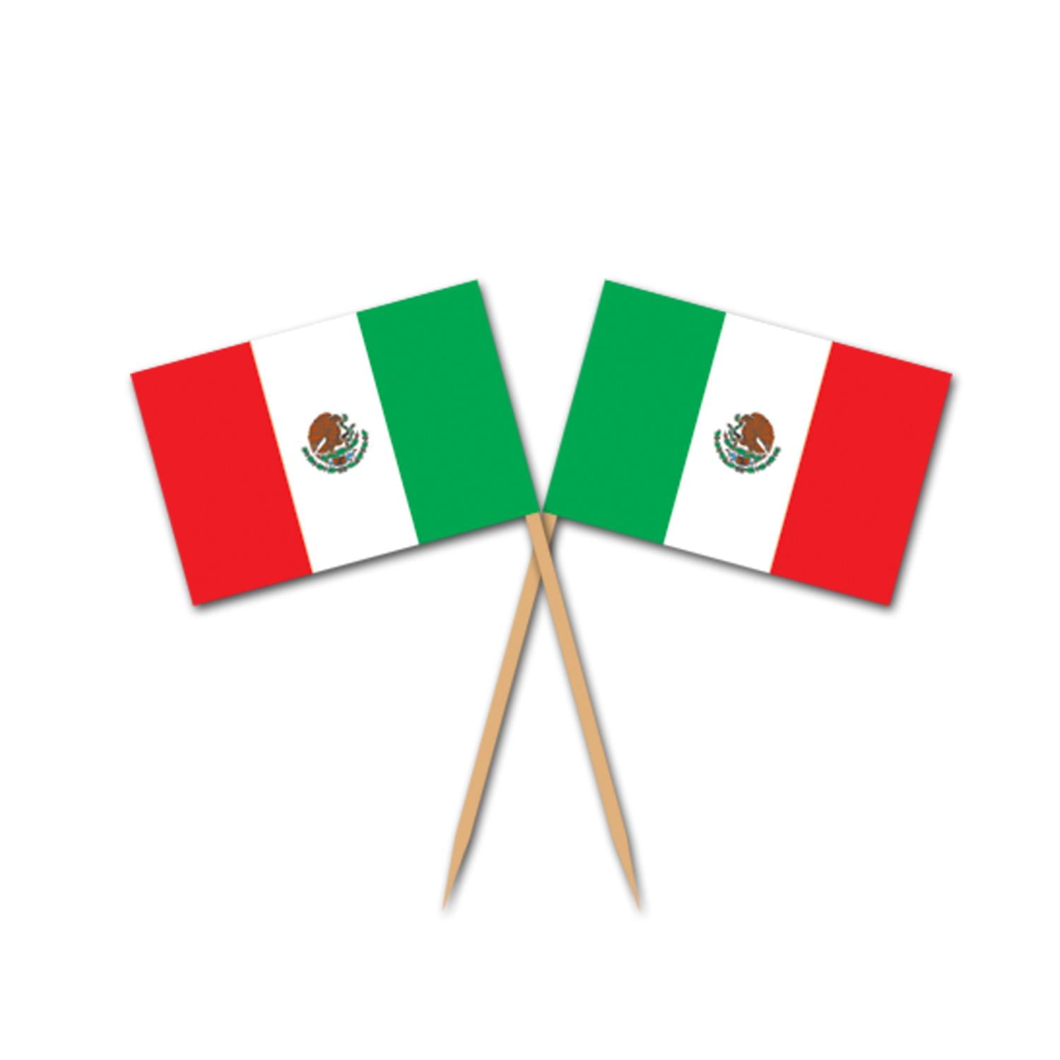 (600ct) Cinco de Mayo Mexican Flag Picks by The Beistle Company