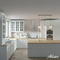 thumbnail image 3 of Hunter - Devon Park 3-light Brushed Nickel, Large Cluster Light, Dimmable, Rustic Style, Linear Shaped, for Bedrooms, Dining, Living Rooms - 19156, 3 of 9