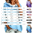 thumbnail image 3 of Star Print Hoodies for Women Graphic Sweatshirts Fall Outfits for Women Fashion Clothing Oversized Casual Winter Clothes with Pockets Drawstring Long Sleeve Pullover Drop Shoulder, 3 of 5