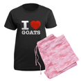 thumbnail image 5 of CafePress - I Heart Goats Women's Dark Pajamas - Women's Short Sleeve Print T-Shirt and Pants Dark Cotton Pajama Set, 5 of 7