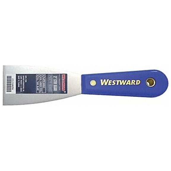 Westward Putty Knife,Stiff,2",Carbon Steel 1UKF6