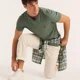 thumbnail image 3 of Playera Camisa Nautica Hombre Cuello V Neck 100% Original, 3 of 4