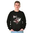 thumbnail image 5 of Halloween Bat Out of Hell Spooky Sweatshirt for Men or Women Brisco Brands S, 5 of 6