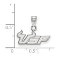 thumbnail image 2 of 10k White Gold Logoart University Of South Florida Small Pendant, 2 of 4