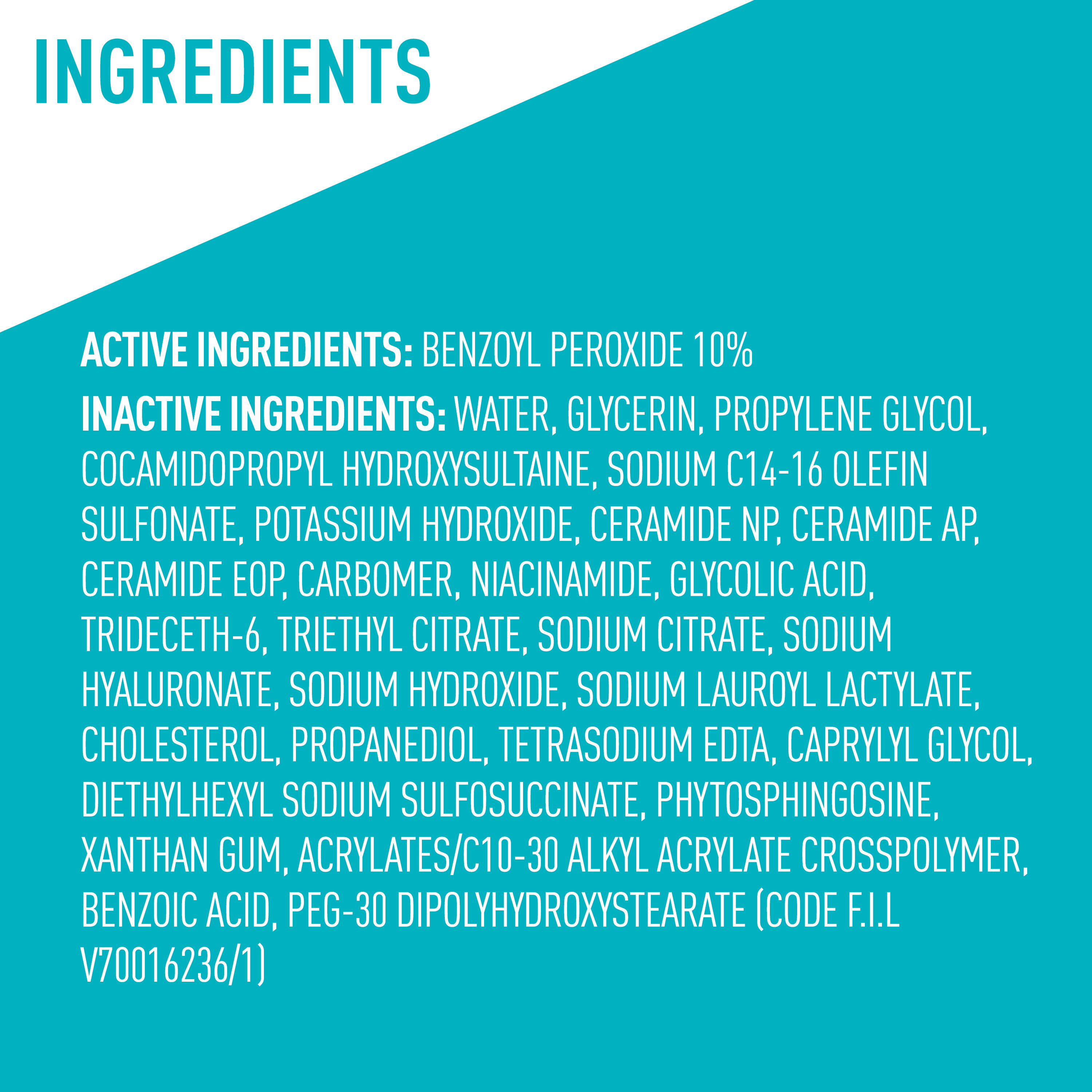 CeraVe Acne Foaming Cream Face Wash, 10% Benzoyl Peroxide, 5 fl oz photo 6