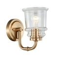 thumbnail image 3 of Woodbridge Lighting Elliot 19551 1-Light Transitional Metal Bath in Brass, 3 of 3