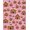 Pink, Pattern 6, variant on ODIKA 4'x6' Machine Washable Non-Slip Area Rug, Merry North Pole Restroom Kit Laughing Father Christmas Theme High Traffic Rug, Red, 627865