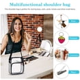 thumbnail image 4 of Bolsos de PVC impermeables, bolso de viaje transparente, regalos para mujeres, bolso de compras transparente JShteea El nuevo, 4 of 7