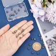 thumbnail image 2 of 1Box 40pcs 6mm Diameter 201 Stainless Steel Stopper Beads Metal Positioning Beads Small Rubber Loose Beads Slider Rondelle Spacer Beads Adjustable Round Ball Beads for DIY Jewelry Making, 2 of 5