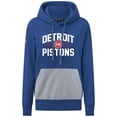 thumbnail image 2 of Women's Levelwear Blue Detroit Pistons Bonfire Pullover Hoodie, 2 of 3