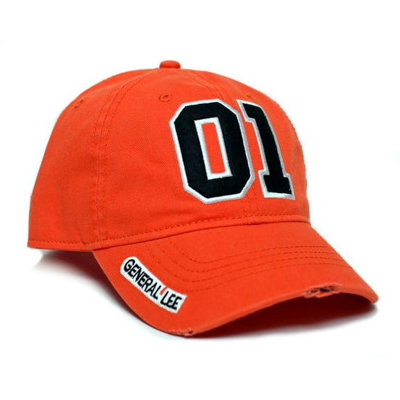 General Lee 01 Good Ol' Boy Unisex-Adult Applique Embroidered Hat -One-Size Orange