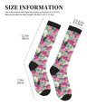 thumbnail image 4 of Pofeuu Orchids Flowers Print Compression Socks for Women & Men Circulation - Best Support for Nurses,Running,Athletic,Sports, 4 of 7