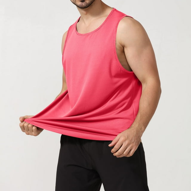 LOVZFMLL Débardeurs pour Hommes Course Décontractée Exercice Entraînement Physique Gilet Ample Col Rond