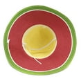 thumbnail image 3 of Sombrero de playa para mujer de 56 a 58 cm de circunferencia, sombrero de paja con ala grande para verano, sombrero para el sol con forma de fruta, 3 of 5