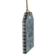 thumbnail image 4 of 12.25" Silver and Black Metal Distressed "Jingle All The Way" Christmas Wall Decor, 4 of 6