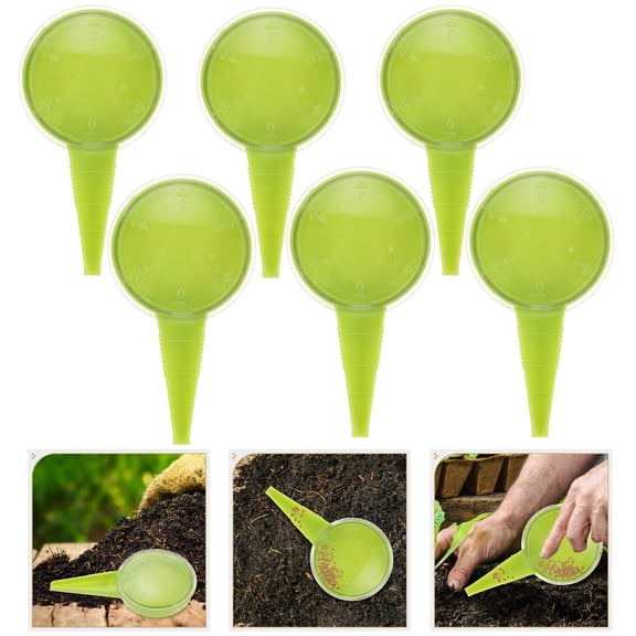 OUNONA  6 Pcs Garden Dispenser Sowing Planter Tool Handheld Gardening