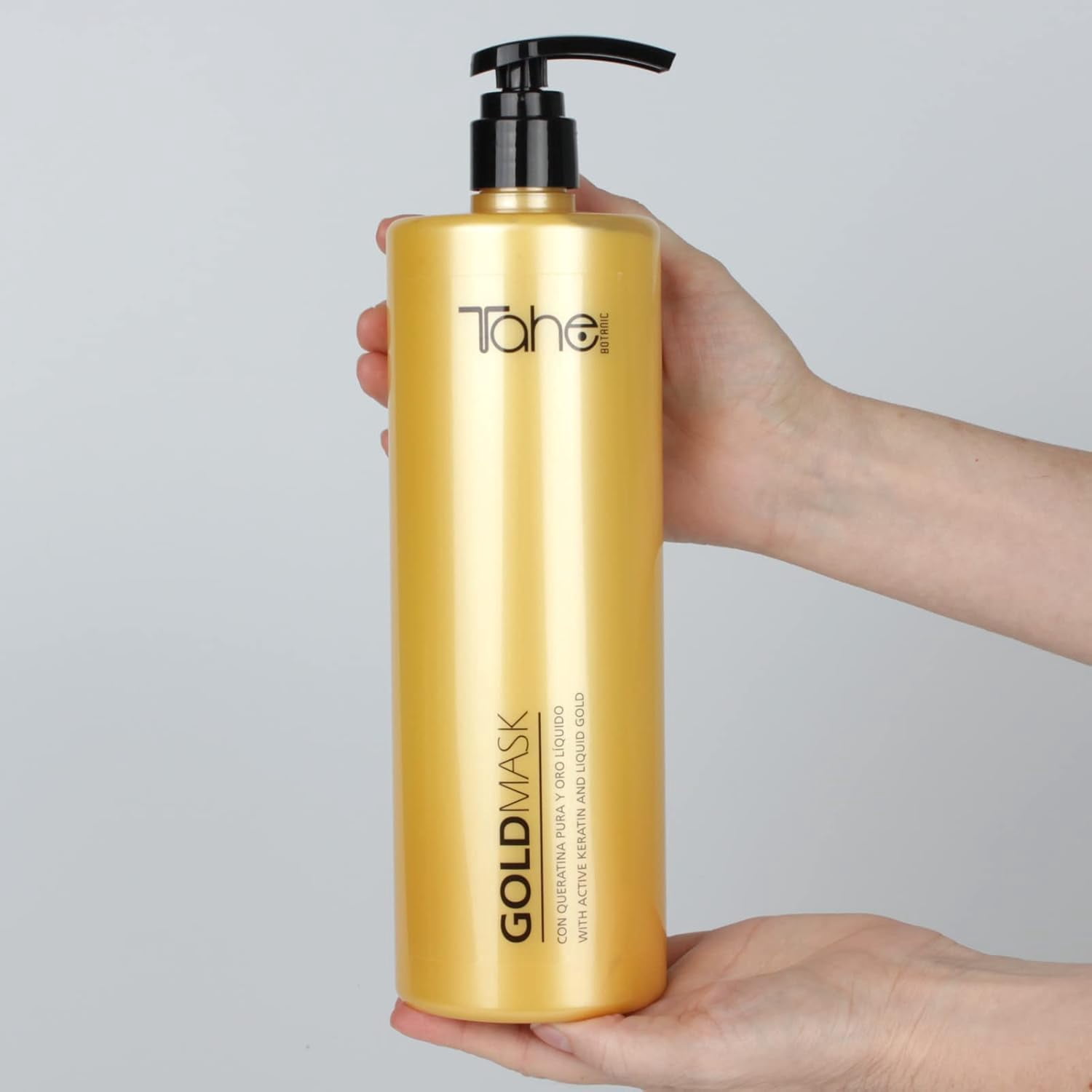 Tahe Botanic Gold Regenerating Hair Mask with Pure Keratin and Liquid Gold, 1000ml