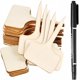 thumbnail image 1 of 10*6cm, caja de 60 etiquetas de madera con bolígrafo, Letrero de madera para etiquetar plantas Pizarra de madera para jardín, plantas y huertas - Resistente a la intemperie - JM MX-0141491FYD, 1 of 5