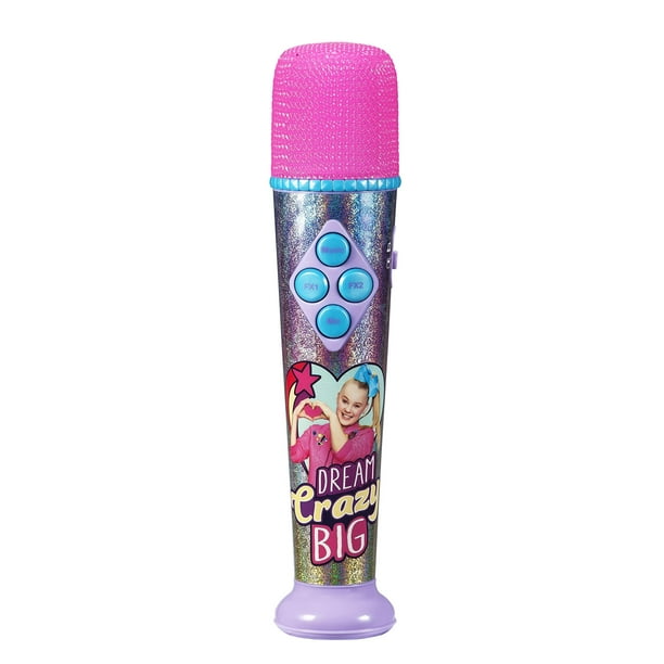 eKids JoJo Siwa Sing Along MP3 Microphone with Built in Sound Effects ...