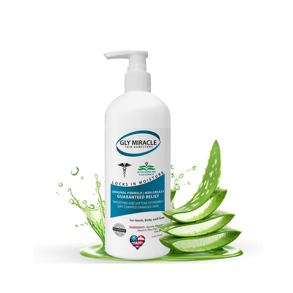 Crema corporal hidratante GLY MIRACLE para piel seca 355 ml