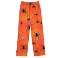 thumbnail image 6 of Halloween Pajamas Womens 2 Piece Pant Sets Pumpkin Ghost Print Long Sleeve Button Up Shirt and Bottoms Pjs Outfits, L Style #K, 6 of 6