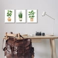 thumbnail image 2 of Stupell Minimal Potted Plants Botanicals Botanical & Floral Painting White Framed Art Print Wall Art, Set of 3, 2 of 8