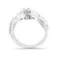 thumbnail image 4 of 1 1/10Ct Diamond Engagement Bridal Wedding Ring Set 10K White Gold, 4 of 4
