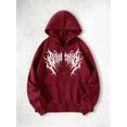 thumbnail image 2 of Men Women Y2K Zip Up Hoodie Gothic Graphic Sweatshirt Oversized Grunge Alt Hooded Jacket Punk Streetwear, 2 of 6
