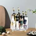 thumbnail image 3 of Rotatable Turntable Organizer Perfume Display Tray Decorative Serving Tray Spice Rack for Countertop Restaurant Bathroom Kitchen Bed, 3 of 7