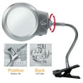 Magnifying Glass Lamp LED Magnifying Lamp with Metal Clamp Adjustable