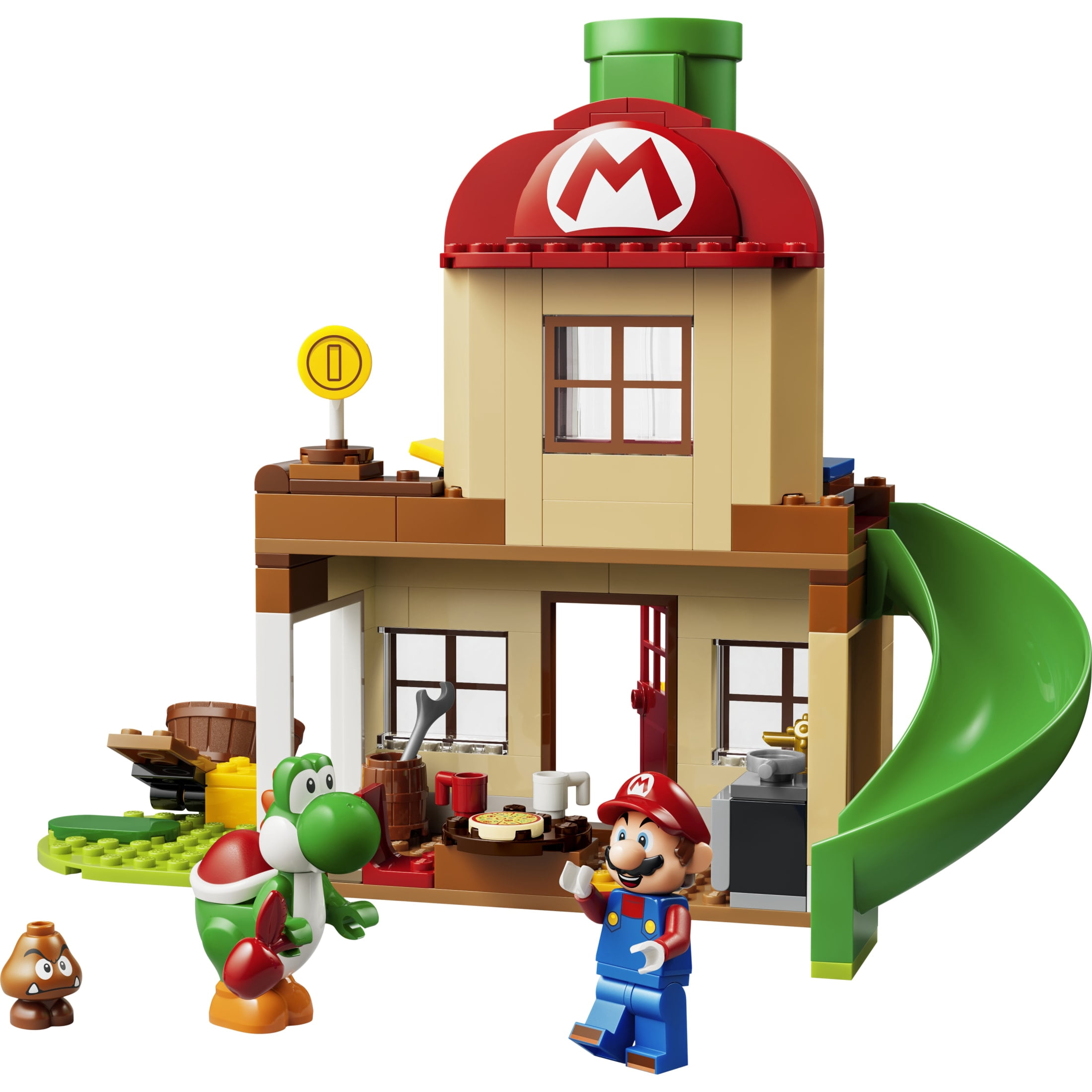 LEGO Super Mario Yoshi at Mario's House - Building Toy for Boys & Girls, Ages 4+ - Preschool Set for Pretend Play - Gift for Birthdays - Yoshi Toy for Kids - 72057