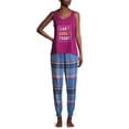thumbnail image 2 of Secret Treasures Women's Plaid Flannel Joggers, 2 of 6