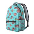 thumbnail image 2 of A fashionable and durable schoolbag, suitable for work, travel and campus settings. It features an interesting "donut" pattern design and is an excellent gift choice for donut lovers., 2 of 6