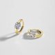 thumbnail image 4 of Pendientes de diamantes en plata de ley S925 - Código de modelo 2017, 4 of 4