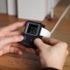 thumbnail image 2 of Soporte para Apple Watch compatible con iWatch Series 7, Series 6, Series SE, Series 5, Series 4, Series 3, Series 2, Series 1 / 45 mm, 44 mm, 42 mm, 40 mm, 38 mm, soporte para modo de soporte nocturno negro Sailing Electrónica, 2 of 5