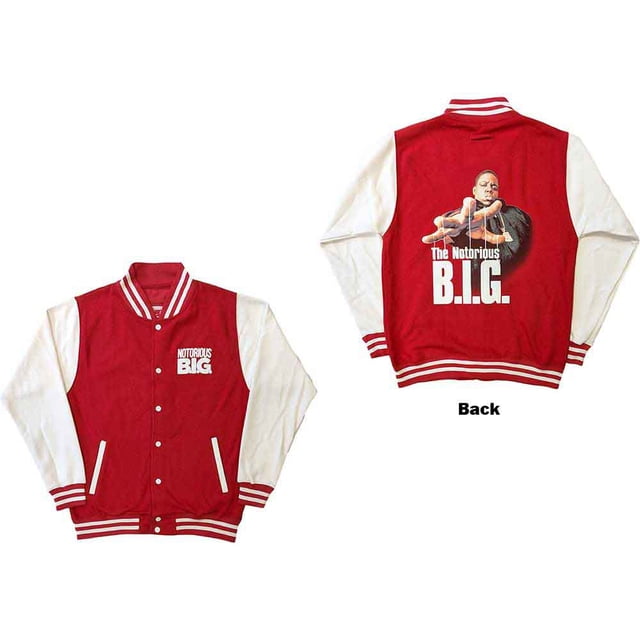 Biggie Smalls Unisex Varsity Jacket Reachstrings (Back Print)