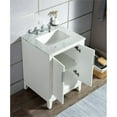 thumbnail image 5 of Water Creation Elizabeth 24" Wood Single Bathroom Vanity in Pure White/Chrome, 5 of 7