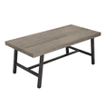 thumbnail image 1 of 71" Modern Industrial Dining Table for 6-8, Rectangular Kitchen Table with Sturdy Black Metal Frame, Long Wooden Dining Room Furniture for Living Room, 1 of 9