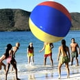 thumbnail image 4 of HEVIRGO 100/150cm Inflatable Pool Beach Sport Ball Football Soccer Outdoor Party Kid Toy, 4 of 10
