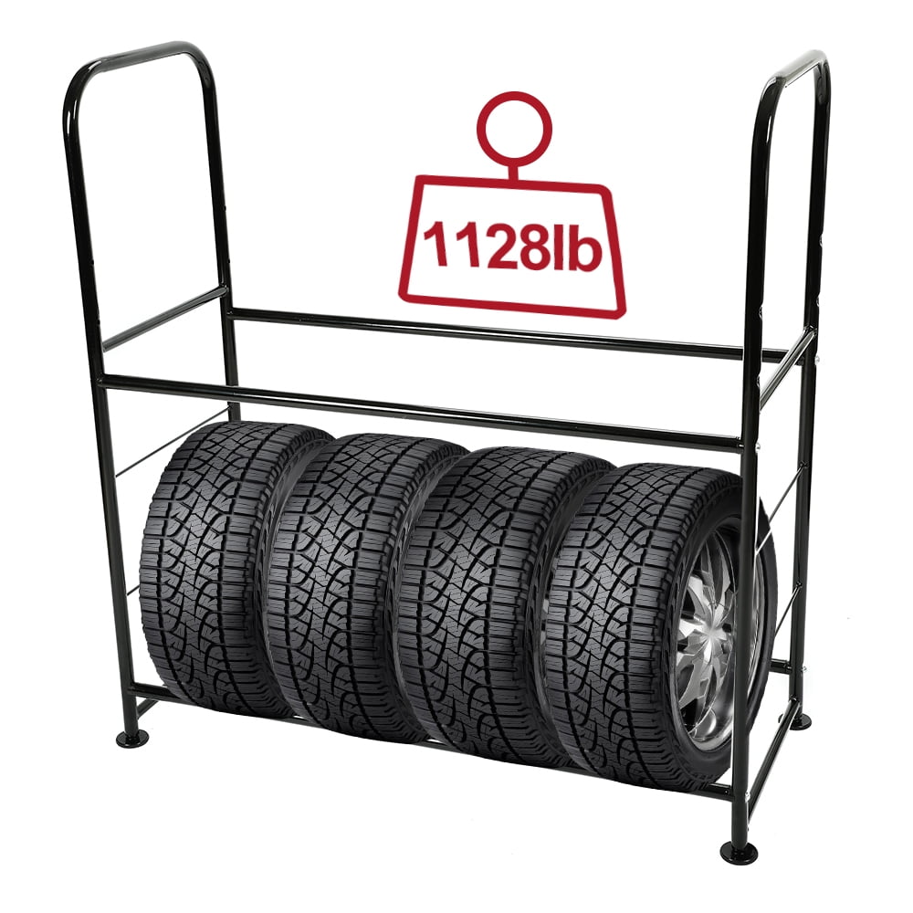 HECASA Universal Tire Storage Rack Heavy Duty Adjustable