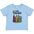 thumbnail image 3 of Inktastic Hello Chicago Skyline Pizza Boys or Girls Baby T-Shirt, 3 of 5