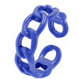 thumbnail image 1 of Colorido Anillo Puño Abierto Cadena Cubana Diseño Dedo Índice Anillo Macarone Moda Candy Anillo Joyería, 1 of 2