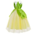 thumbnail image 2 of Princess Tiana Dress for Little Girls Birthday Fancy Party Costume Fairy Dress 3-10 Year, 2 of 7