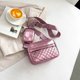 thumbnail image 1 of Bolsos cruzados para mujer Bolsos de moda para mujer Bolso cuadrado pequeño informal (Púrpura) Sywqhk Para Estrenar, 1 of 8