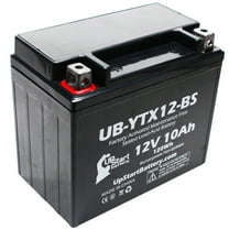 UpStart Battery Replacement 2009 Suzuki GSX1300BK B-King 1300 CC Factory Activated, Maintenance Free, Motorcycle Battery - 12V 10Ah UB-YTX12-BS