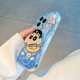 thumbnail image 3 of Funda de teléfono Kawaii Crayon Shin-Chan para Iphone 15/14/13/12 Pro Max, funda protectora de teléfono, anticaída, transparente, suave, regalos, 3 of 4