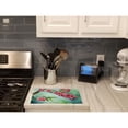 thumbnail image 2 of Pennsylvania Mountain Laurels in Watercolor Glass Cutting Board Large 12 in x 15 in, 2 of 5
